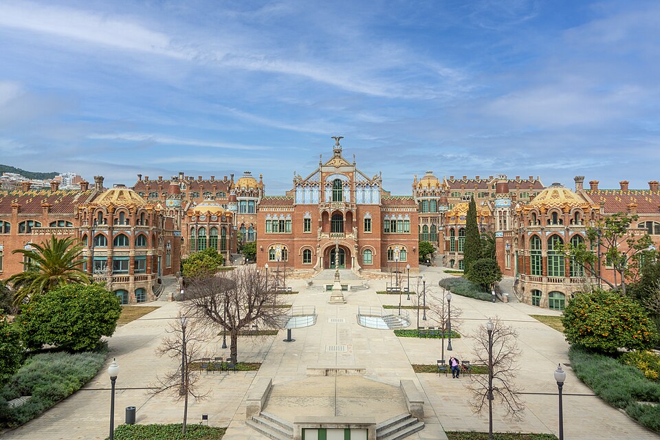 Hospital de la Santa Creu i Sant Pau, un complejo modernista concebido como ciudad sanitaria